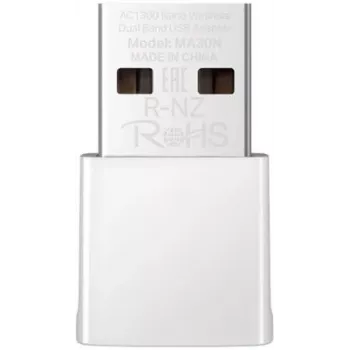 Adaptador USB de red MERCUSYS MA30N — Wi-Fi de doble banda (2,4/5 GHz), 400/867 Mbit/s, USB 2.0, antena interna, blanco