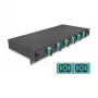 Caja de empalme de fibra óptica DeLOCK 67001 negro metal 482x220x44mm