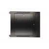 Extralink Caja rackmount 9U 600x600 AZH negro montada en pared, tipo oscilante