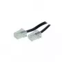 S/CONN 6m RJ45 negro transparente S/CONN 6m RJ45