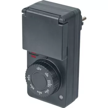 Temporizador con sensor de crepúsculo DDT IP 44 antracita