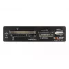 Lector de tarjetas DeLOCK 91708 USB 2.0 interno negro gris CF SD MicroSD