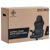 Silla gaming Deltaco DC130 Soft Woven Mesh negra (GAM-180)