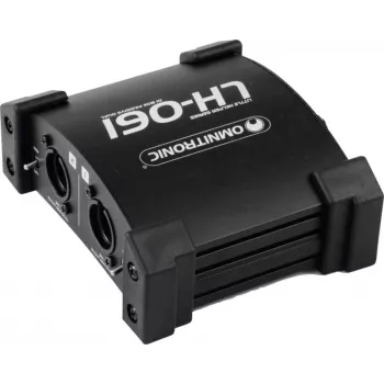 DI-Box pasiva Omnitronic LH-061 PRO — DI-Box de 2 canales para salidas simétricas