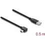 Cable USB-A a Mini-USB-B DELOCK 81650 – USB 2.0, 2 m, negro