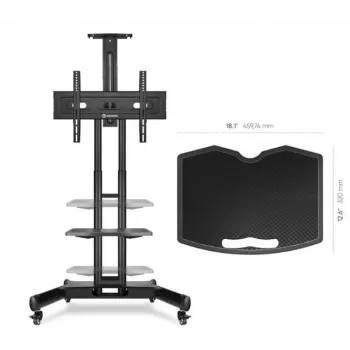 ONKRON APT1551-B estante para soporte móvil, negro