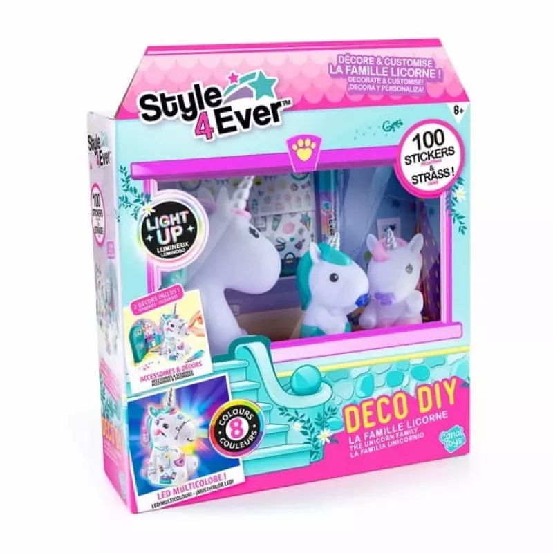 Set de manualidades Canal Toys La familia unicornio luminoso (OFG287)