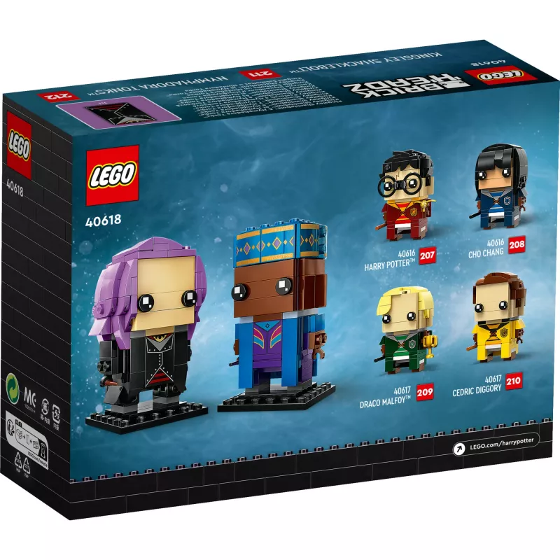 Lego Brickheadz Harry Potter 40618 Kingsley Shacklebolt y Nymphadora Tonks