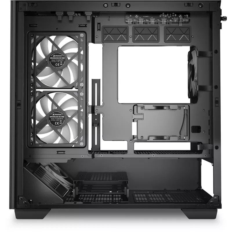 Caja para PC Sharkoon Elite Shark CM100 torre Micro-ATX, sin fuente de alimentación, negra