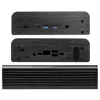 Caja de ordenador Akasa Newton S UCFF, Intel NUC, negra