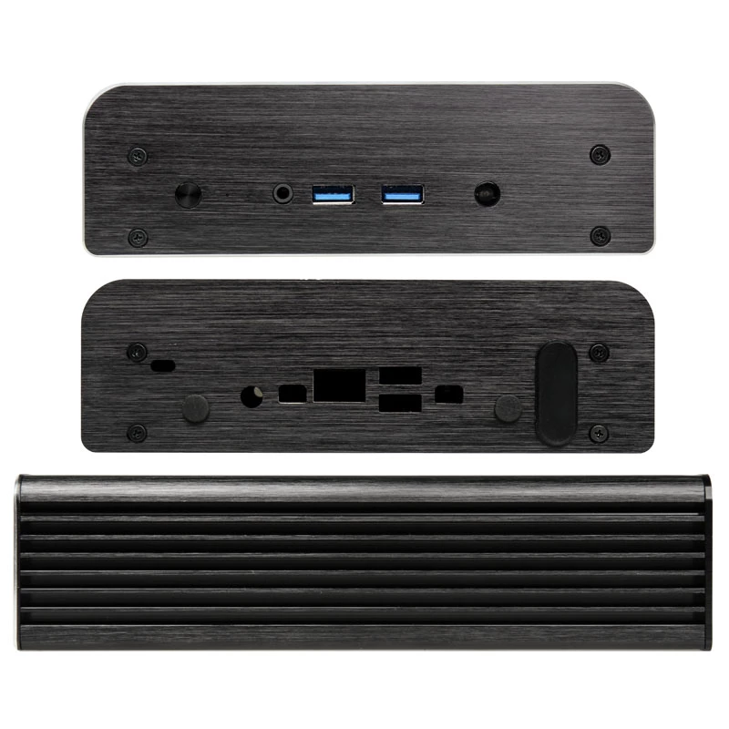 Caja de ordenador Akasa Newton S UCFF, Intel NUC, negra