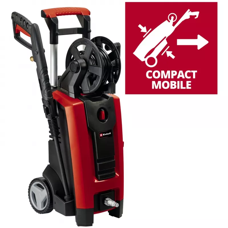 Hidrolimpiadora TE-HP 140 (rojo/negro, 1.900 vatios, 140 bar)