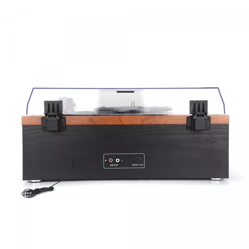 Tocadiscos AKAI ATT-14BT con Bluetooth, accionamiento por correa, preamplificador fono integrado, salida USB