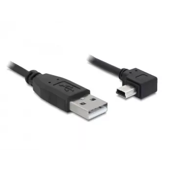 Cable USB DeLOCK 82684 USB 2.0 5m USB A Mini-USB B negro