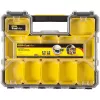 Stanley 1-97-519 caja de herramientas/pequeñas piezas negra, transparente, amarilla