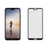 Protector de pantalla de cristal templado completo Tellur para Huawei P20 Lite – compatible con funda, negro