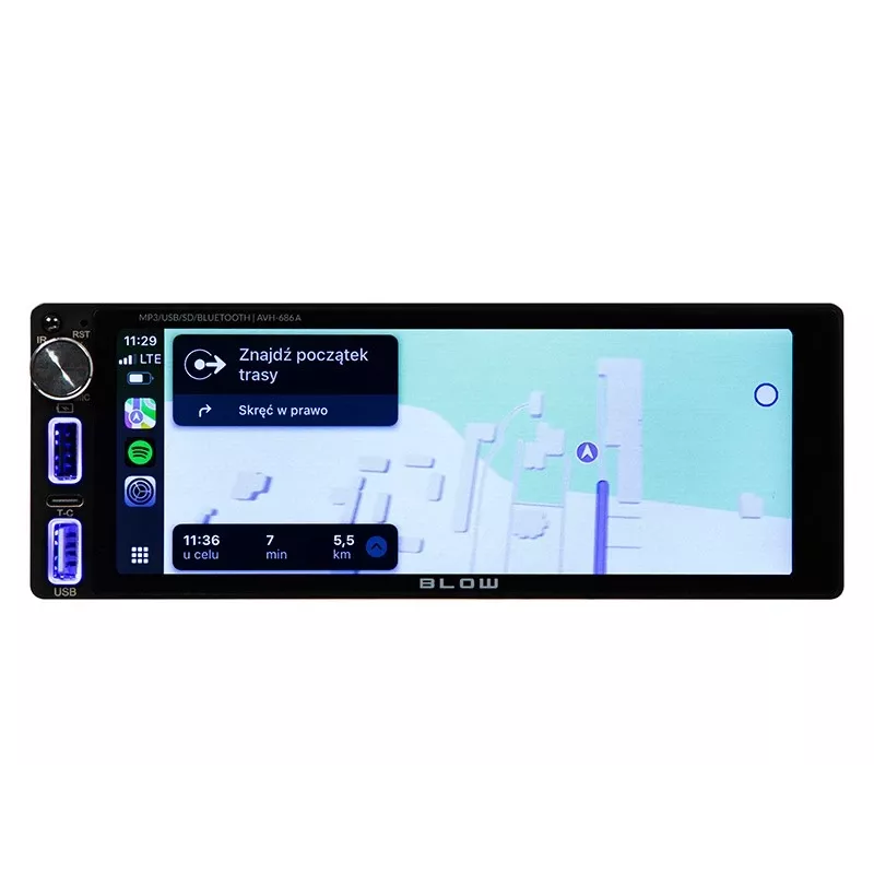 Autorradio AVH-686A 1DIN 7