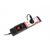 Protección contra sobretensiones ARMAC M3/15/CZ 1,5 m negro 3 tomas regleta con cable