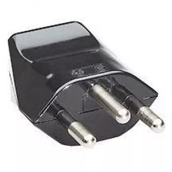 Conector macho de red eléctrica Bachmann 910.175 Negro 3P