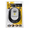 Caja fuerte portátil Yale Y500 10011, caja de llaves, cerradura de combinación, 130×39×187 mm, negra/gris