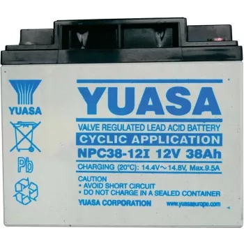 Batería de plomo-ácido Yuasa NPC38-12 12V 38Ah