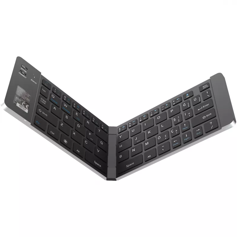 Teclado inalámbrico Inca IBK-579BT Bluetooth 66 teclas Metallic Plata