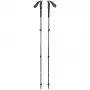 Bastones de trekking Trail, equipamiento fitness negro/verde oliva, 1 par, 100–140 cm