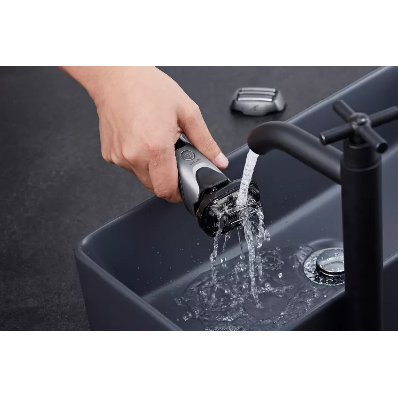 Máquina de afeitar Panasonic ES-LV69 negro plata acero inoxidable litio-ion