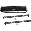 EUROLITE Set de 2x LED PIX-16 QCL Light Bars con soft bag