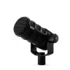 Micrófono de estudio RØDE PodMic USB — cardioide XLR/USB, 24 bits/48 kHz, USB-C, salida de auriculares, control de volumen giratorio, negro