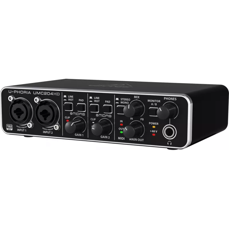 Behringer UMC204HD equipo musical complementario
