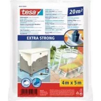 Tesa 56652 lámina protectora extrafuerte, 4 x 5 m, transparente