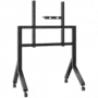 Soporte móvil para TV ONKRON TS2081-B para televisores de 70–110 pulgadas, negro, soporte de suelo de acero con ruedas, capacidad de carga 125 kg, VESA 200x200–1000x800