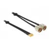 Cable coaxial DeLOCK 89467 RG-58 5 m 2x conector N macho 2x conector SMA macho negro