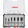 Bosch 2607017466 juego de fresas para ranurar, 6 piezas
