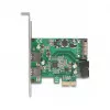 DeLOCK Tarjeta PCI Express x1 a 2 x USB 3.2 Gen 1 Type-A + 1 x conector interno de 19 pines