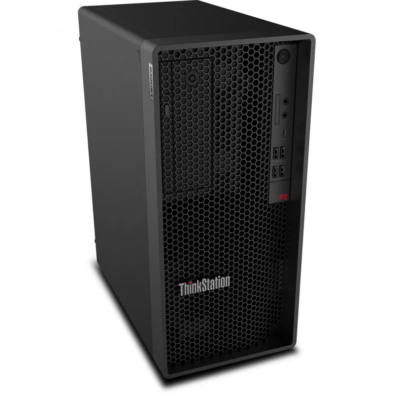 Workstation Lenovo ThinkStation P2 Tower Gen 2 – Intel Core Ultra 7 265, 32 GB DDR5, 512 GB SSD, NVIDIA RTX A1000, Windows 11 Pro, Negro