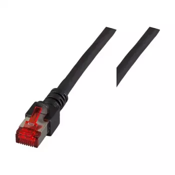 Cable de parcheo RJ45 EFB-Elektronik Cat.6 S/FTP LSZH negro 1,5m