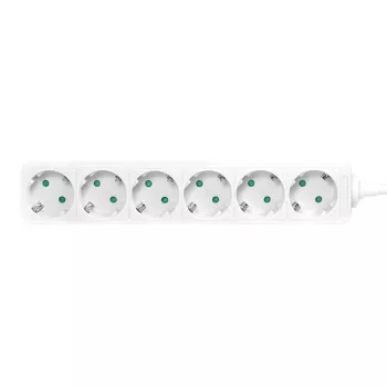 Regleta de alimentación LogiLink LPS238 1.5m 6 tomas AC interior blanco