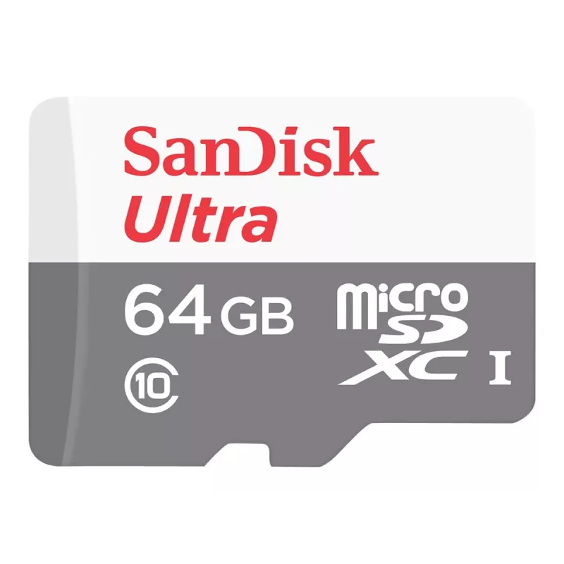 Memoria flash SanDisk 64GB microSDXC Class 10 SDSQUNR-064G-GN3MA