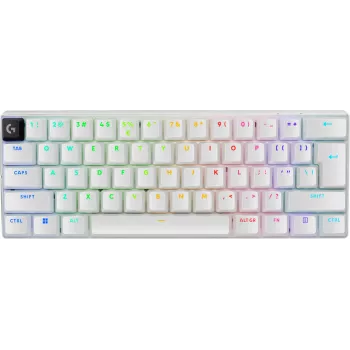 Teclado gaming Logitech G PRO X 60 USB RF Wireless Bluetooth QWERTY US International Blanco