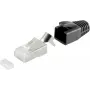Conector macho RJ-45 S/CONN 72067-10S negro blanco