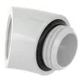 Adaptador acodado 45° Barrow TDWT45-V2 W – G1/4 rosca macho a G1/4 rosca hembra, Blanco