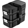 Fiambrera de vacío ZWILLING FRESH & SAVE 2 negra 1283232 — recipiente compacto para alimentos, sellable al vacío