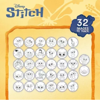 Stitch Proyector set escolar de dibujo
