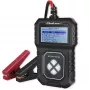 Probador de batería digital Qoltec con LCD | Menú en polaco | 12V | AGM | GEL | STD | 30-220AH