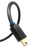 Cable de datos USB UGREEN Thunderbolt a miniUSB 2 m negro
