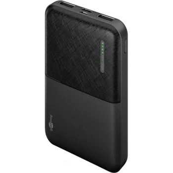 Goobay 64961 Batería externa polímero de litio (LiPo) 5000 mAh Negro (64961)
