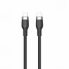 HYPER HyperJuice Cable de silicona USB-C a USB-C 240W (1,8m/2m) - negro