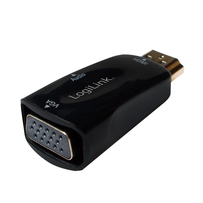 Adaptador de cable LogiLink CV0107 HDMI VGA negro (CV0107)